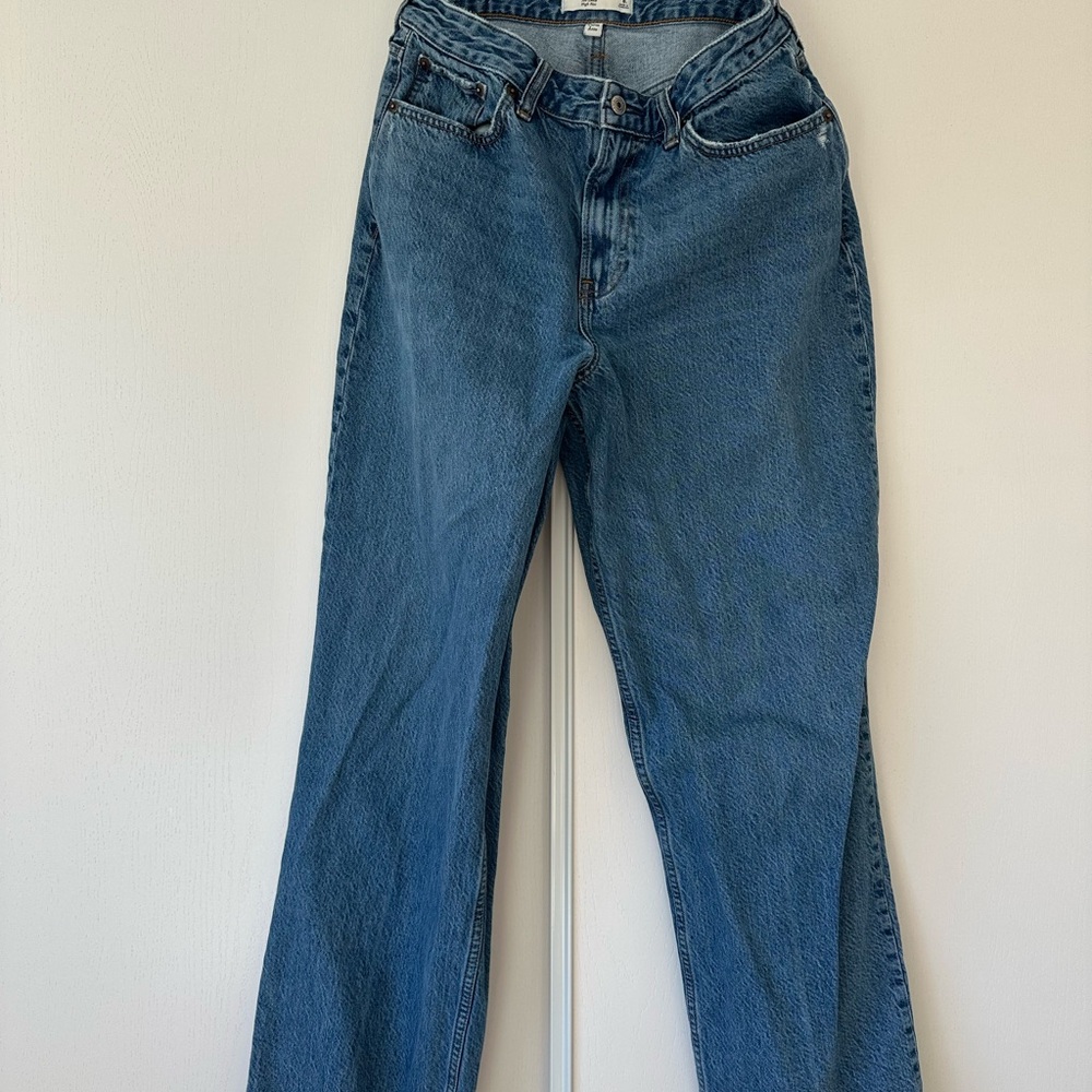 Abercrombie & Fitch Women’s Blue Baggy Jeans